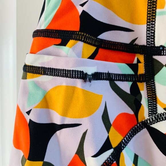 Sweaty Betty Multicolor Core Power 6” Cycling Workout Bike Shorts | 4-6 | Small - Picture 7 of 7